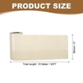 thumbnail image 2 of Uxcell Ruban de Réparation Grain de Bois Auto-Adhésif, Patch de Réparation Grain de Bois Réaliste Multi-Usage pour Meubles Chêne Blanc 33'x 3 Pouces, 2 of 7
