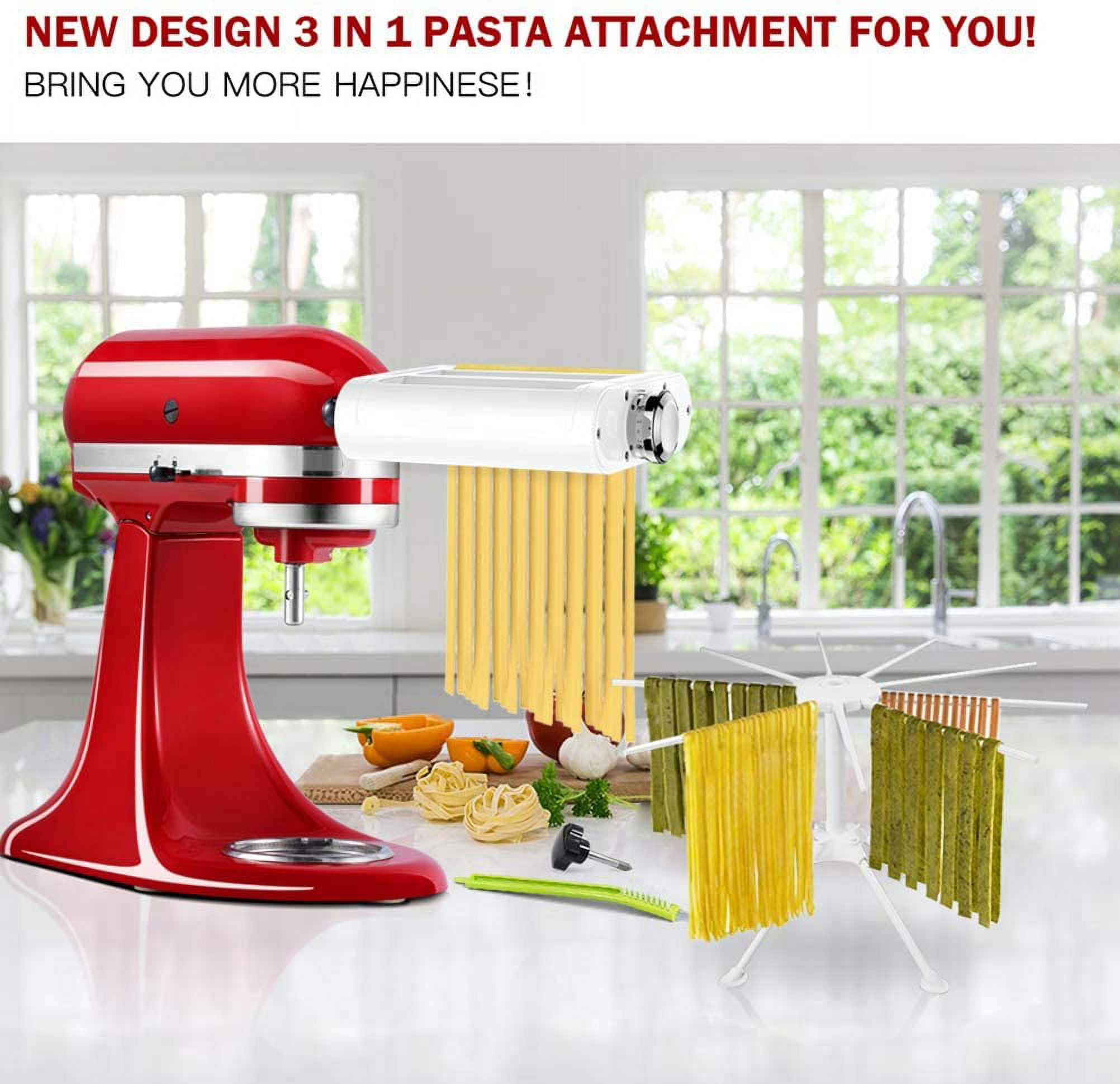 Antree Pasta Maker Attachment 3 in 1 Set for KitchenAid Stand