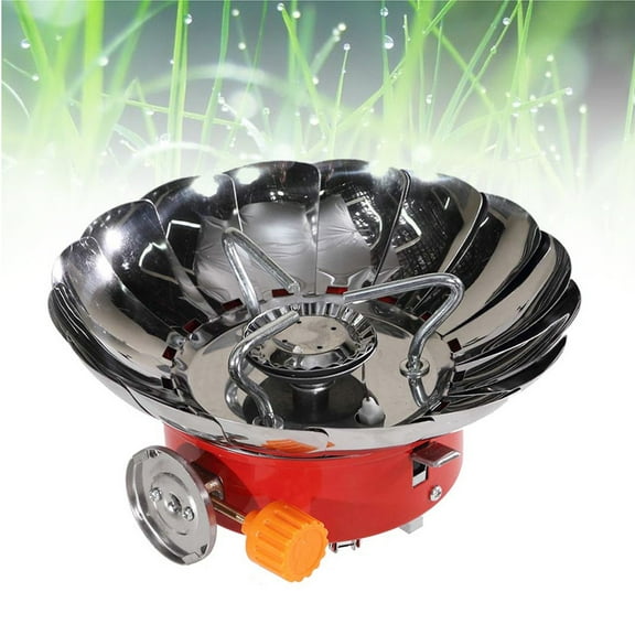 Raindrops Portable Outdoor Backpacking Camping Stove Foldable Camp Stove Burner (Integrated)