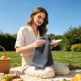 thumbnail image 6 of 2-Pack Cotton Waffle Weave Towels – Soft, Absorbent, Quick-Drying Hand Towels for Bathroom, Kitchen & Home Use, Fiber-Free and Easy to Care For, 6 of 6