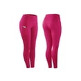 thumbnail image 2 of Women Elastic Compression Leggings Solid Stretch Sportswear Yoga Pants Pocket,6 Colors, 2 of 3