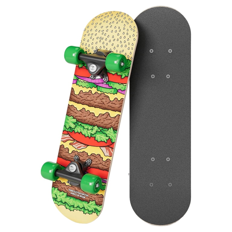 Rude Boyz 17 Inch Mini Wooden Cruiser Graphic Skateboard For Kids
