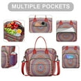 thumbnail image 3 of Zen Meditation Mandala Multi-Pocket Cooler Bag - Seamless Hot-Pressing Technology for Zero Leaks, 3 of 6