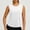 White, variant on Womens Workout Tank Top Sleeveless Athletic Shirt for Yoga, Gym, Running | Moisture Wicking, 4-Way Stretch, Breathable | Bright White,Size 2XL