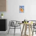 thumbnail image 2 of Orange Citrus Fruits Floral Pattern Food & Beverage Graphic Art Unframed Art Print Wall Art, 2 of 6