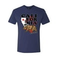 thumbnail image 2 of Wild Bobby, California Republic Cali Bear Pop Culture Mens Premium Tri Blend T-Shirt, Vintage Navy, Small, 2 of 3