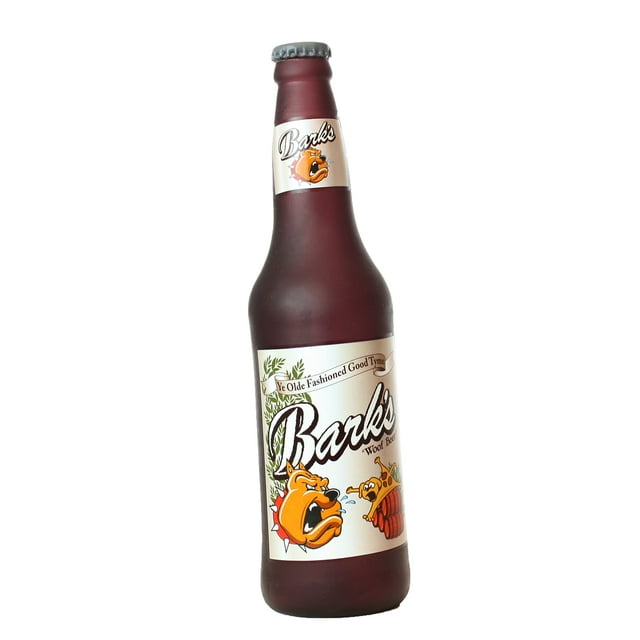 Botellas de cerveza para perros SILLY SQUEAKERS, 100% vinilo