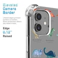 thumbnail image 3 of Dinosaur illustration Clear Case for iPhone 12 Pro Max,Aesthetic Art Design Case for Men Women,Unique Soft Transparent TPU Bumper Case Cover, 3 of 5