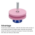 thumbnail image 4 of Unique Bargains Lawn Mower Blade Sharpener, 2Pack Double Layer Corundum Blade Sharpener, Pink, 4 of 4