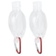 thumbnail image 1 of Botellas exprimibles Sincero juego de 2 50 ml recargables a prueba de fugas con tapa abatible llavero, 1 of 10