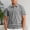 Grey, variant on RTKFRFLM Youth Boys' Fashion Solid Color Polo Shirt Quarter-Zip Short Sleeve Collared Top without Pocket Casual Gentleman's Summer Tee Breathable School Wear Ages 3-14 Years Old