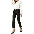 thumbnail image 2 of DARING DIVA Work Office Blouse Pleated Top Shirt M White, 2 of 6