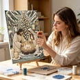 thumbnail image 5 of Christmas Diamond Painting Kit 5D Rhinestone Art for Adults Holy Night Scene DIY Bead Craft for Home Wall Decor, 5 of 6
