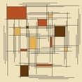 thumbnail image 2 of CafePress - 1940S Abstract Art Lines - Unique Fabric Shower Curtain 70" x 72", 2 of 3