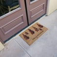 thumbnail image 5 of Rubber-Cal Scottish Fraser Fir Forest – Outdoor Christmas Doormat 15mm 18" X 30", 5 of 6