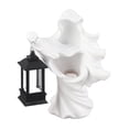 thumbnail image 1 of Fantasma de resina con linterna, fantasma de resina con linterna, escultura de Halloween, decoración de patio, calidad superior, 1 of 12