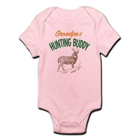 

CafePress - Grandpa s Hunting Buddy Infant Bodysuit - Baby Light Bodysuit