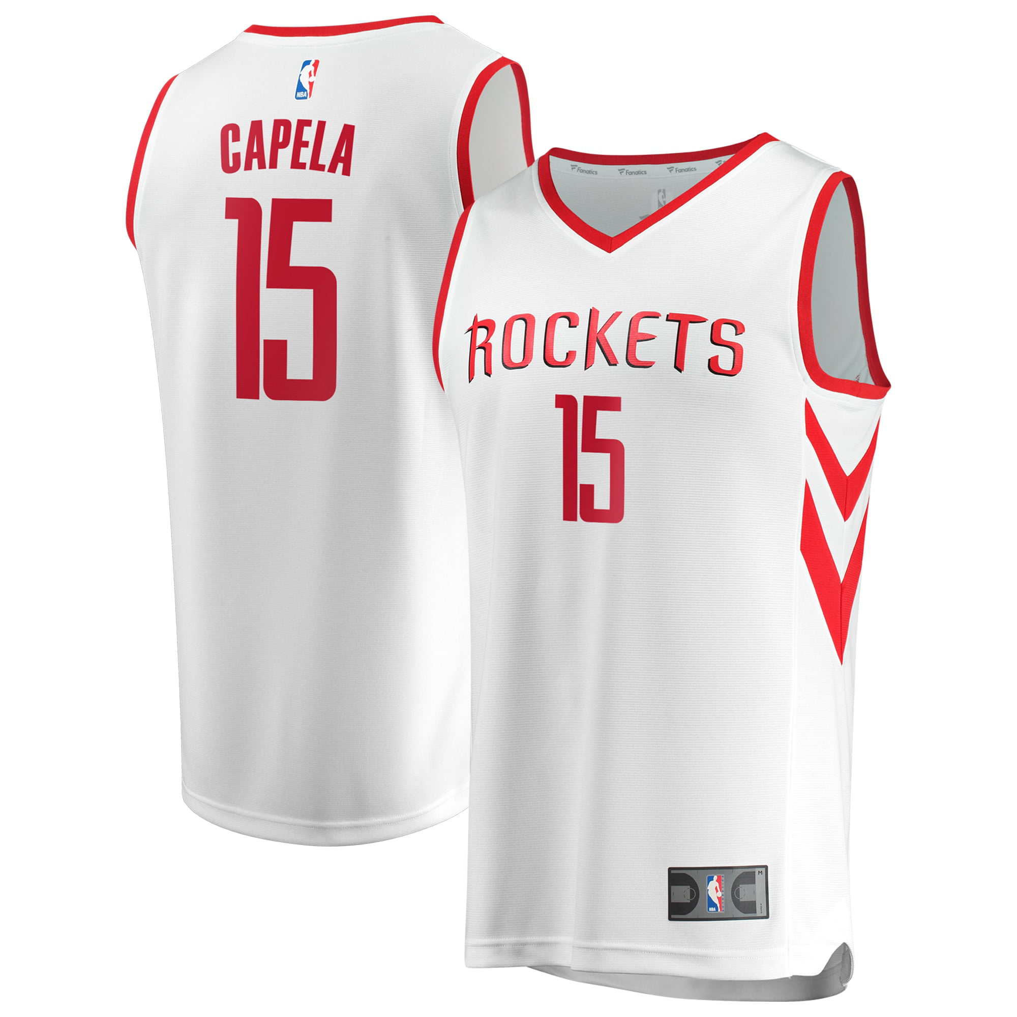 Clint Capela Houston Rockets Fanatics Branded Fast Break Replica Jersey - Association ...