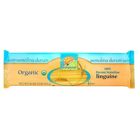 (6 Pack) Bionaturae Organic 100% Durum Semolina Pasta Linguine, 16