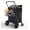Extra Large Wheels, variant on Shopping Cart & 360° Swivel Wheels | Foldable Collapsible & Lightweight | Perfect for Groceries Laundry Utility Cart - Black