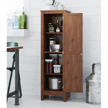 Ameriwood Home Milford Single Door Storage Pantry Cabinet, Old ...