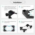 thumbnail image 3 of Support Mobile pour Cpu, Tour de Support pour Ordinateur de Bureau avec Largeur Réglable et 4 Volants, Adapté pour Pc Ou Ordinateur sous le Bureau, 3 of 4
