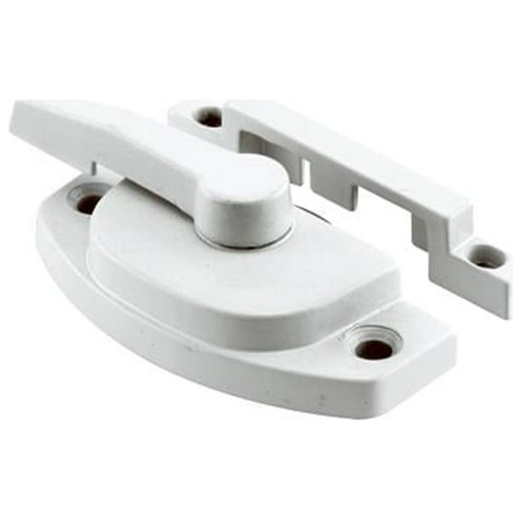 Slide-Co F 2588 Sash Lock, Diecast Construction, White, Used on Vertical and Horizontal Sliding Windows - Quantity 6