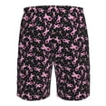 thumbnail image 6 of Kdxio Breast Cancer Awareness (2) Pattern Mens Casual Shorts - Drawstring Summer Beach Sports Shorts for Men, 6 of 9