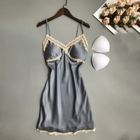 

ERTUTUYI Ladies Pajamas Suspenders Underwear Thin Fashion Pajamas Home Wear