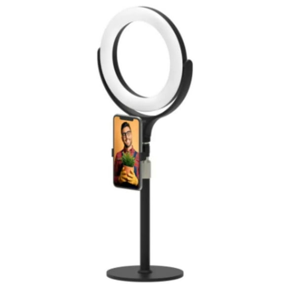 Anneau Lumineux LED 8 Pouces avec Support de Téléphone Halo Glow