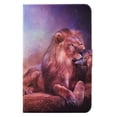 thumbnail image 2 of SaniMore for Samsung Galaxy Tab A 10.1 inch SM-T580/T585 Case, PU Leather Wallet Flip Case Auto Wake/Sleep Card Slots Multiple Viewing Angles Full Wrap Protective Fashion Case, Lion, 2 of 7