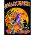 thumbnail image 2 of Cuadros Decorativos Halloween calabaza duende fantasma diamante pintura Kits pared arte decoración (A5536) Ehuebsd embutido en tela, 2 of 8