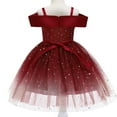 thumbnail image 3 of Toddler Rainbow Pageant Dresses for Girls Tutu Party Sparkly Princess Gown 2-10Years, 3 of 6