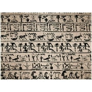 Bestwell 500 Piece Jigsaw Puzzle for Kids Adults - Grunge Egyptian Hieroglyphs Puzzle Game