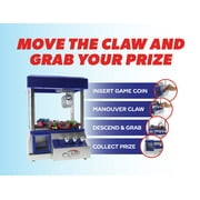 Mini Claw Machine For Kids, Blue - Fill With Prizes and Candy