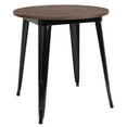 thumbnail image 2 of Emma + Oliver 30" Round Metal/Wood Metal Indoor Table, 2 of 6