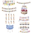 thumbnail image 4 of Naiovety Tarjeta de papel, 0 Uds., cartel de feliz cumpleaños, decoraciones de cumpleaños para fiesta de cumpleaños Kits de decoración para fiestas Arcoíris 16.4 pies, 4 of 6