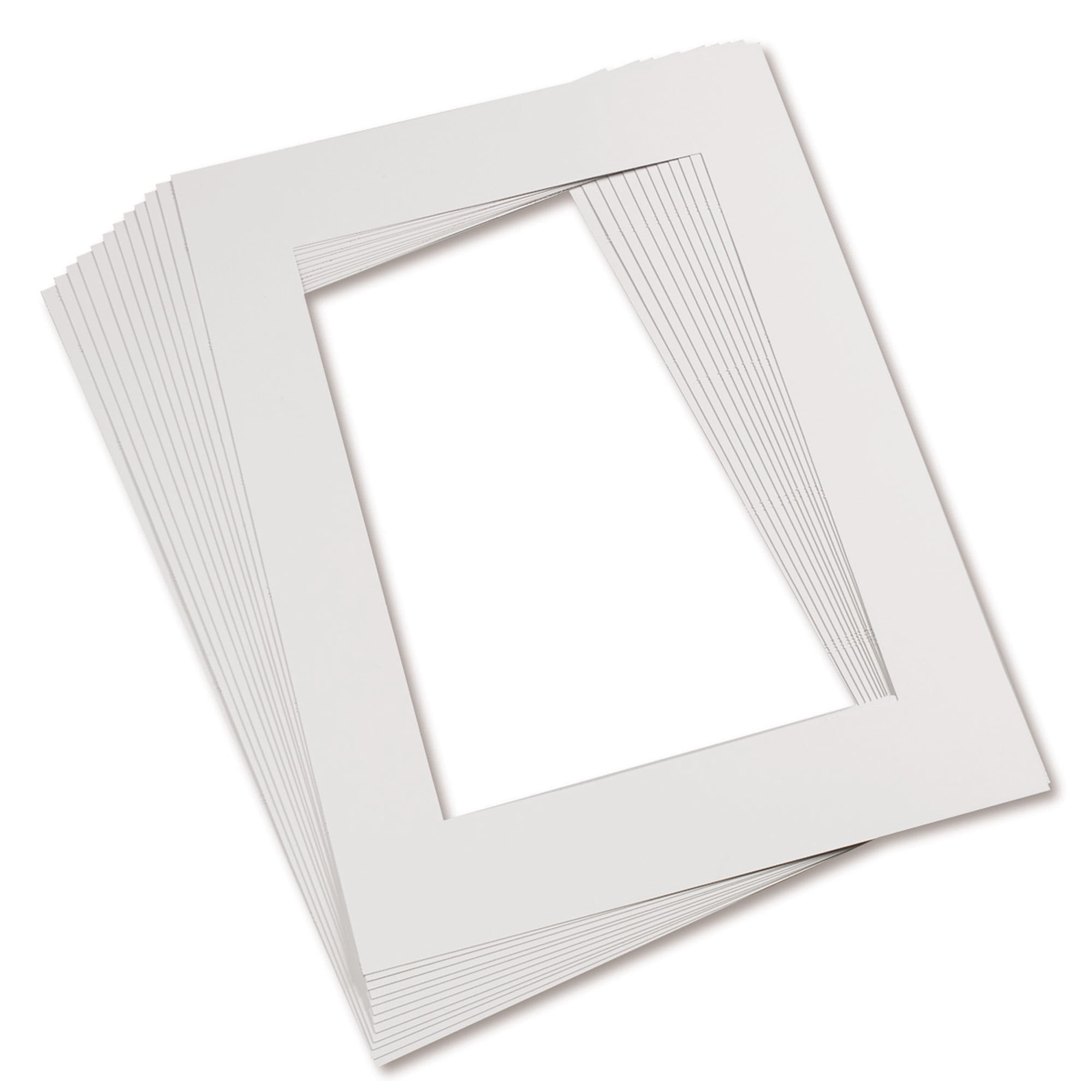 Pacon® PreCut Mat Frames, 9" x 12", White 12 per pack, 2 packs