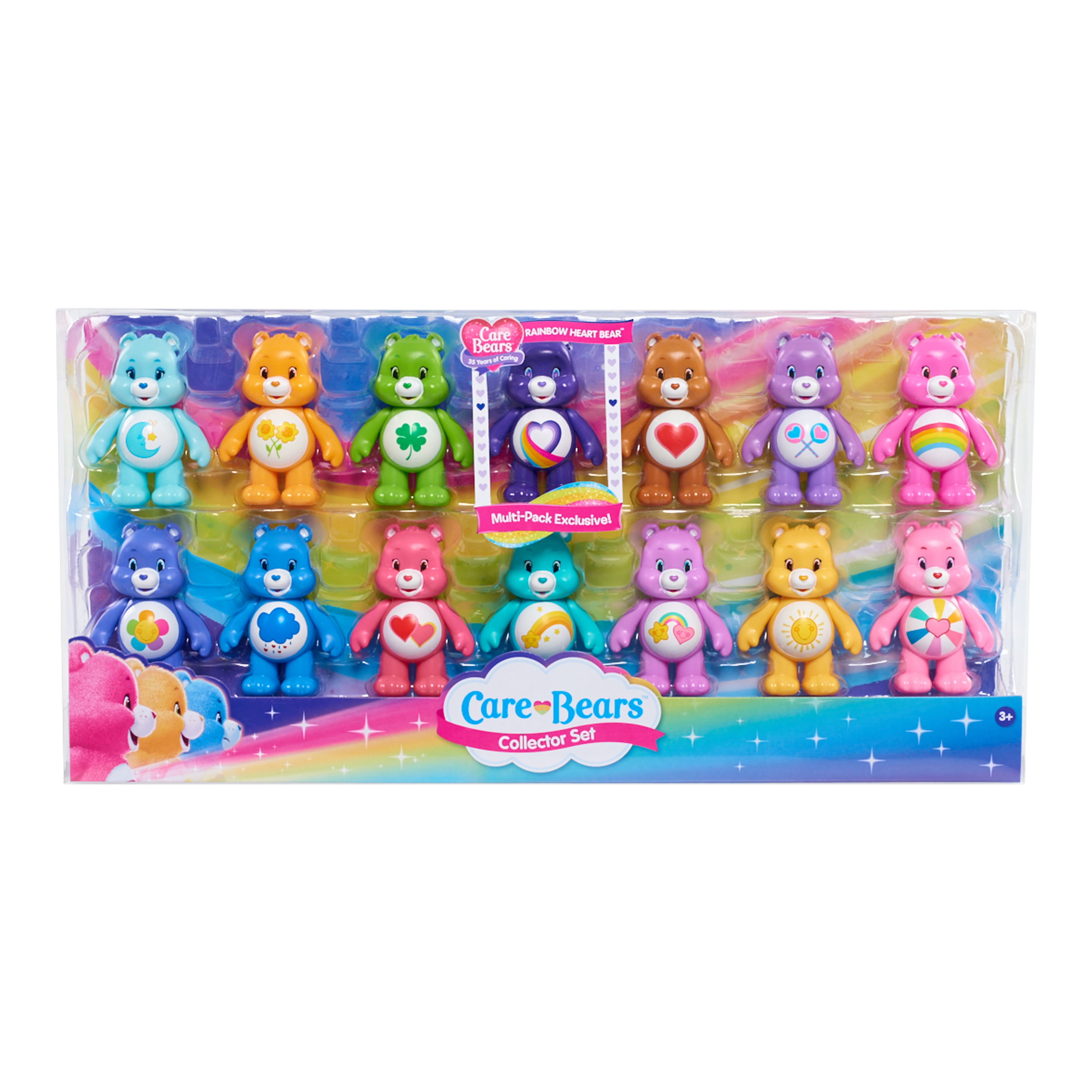 2020 Care Bears Mini 3 inch Figures articulated arms 5 pack *NEW* Just Play Toys 