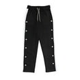 thumbnail image 4 of HOMADLES Mens Jogger Sweatpants Sports Color Block Athletic Pants Relaxed Fit Wide Leg Running Outdoor Jogger Pants Black 2XL, 4 of 6