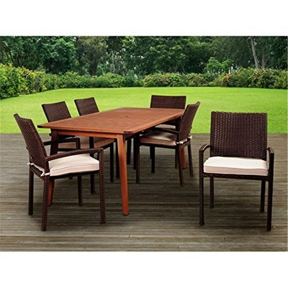 International Home Amazonia 7 Piece Patio Dining Set