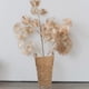 thumbnail image 4 of Maceta decorativa hecha a mano para guardar flores, maceta de paja tejida, 4 of 5