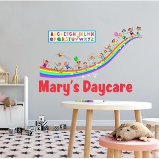 ISHANTECH Alphabet Wall Decals - Colorful ABC Wall Stickers for  Kindergarten, Classroom & Baby Nursery