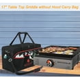 thumbnail image 3 of 17" Griddle Carry Bag Fits Blackstone 1971 Heavy Duty Flat Top Grill,Fit For Blackstone 17 inch Tabletop Griddle without Hood,Water Resistant 600D Polyester Heavy Duty, 3 of 5