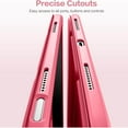 thumbnail image 6 of GEAK Compatible with iPad (A16) 11th Generation Case 11 Inch, iPad 10th Generation Case 10.9 Inch with Pencil Holder, Auto Wake/Sleep, Pink, 6 of 8