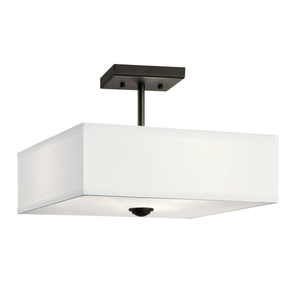 Kichler Lighting - Three Light Semi Flush Mount - Semi Flush Light - Shailene -