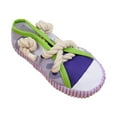 thumbnail image 2 of Juguete masticable para perros, cuerda resistente e indestructible, forma de zapato de lona, ​​multiusos Púrpura, 2 of 9