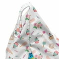 thumbnail image 5 of Ice Cream Lounger Chair Bag, Continuous Sweets Lollipop Romantic Pastel Colors, High Capacity Storage with Handle Container, Lounger Size, Blush Multicolor, by Ambesonne, 5 of 5