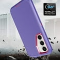 thumbnail image 3 of Galaxy S24 Plus Case S24+ Plus Case for Samsung Galaxy S24 Plus Case Military Drop Shockproof  Rugged 3 in 1 Protection Cover for Galaxy S24+ Plus Phone Case (Purple+Rose Red), 3 of 14