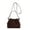 Coffee, variant on KGJQ Women Handbags Vintage Suede Handbag Crossbody Shoulder Purse with Adjustable Strap Everyday Purse